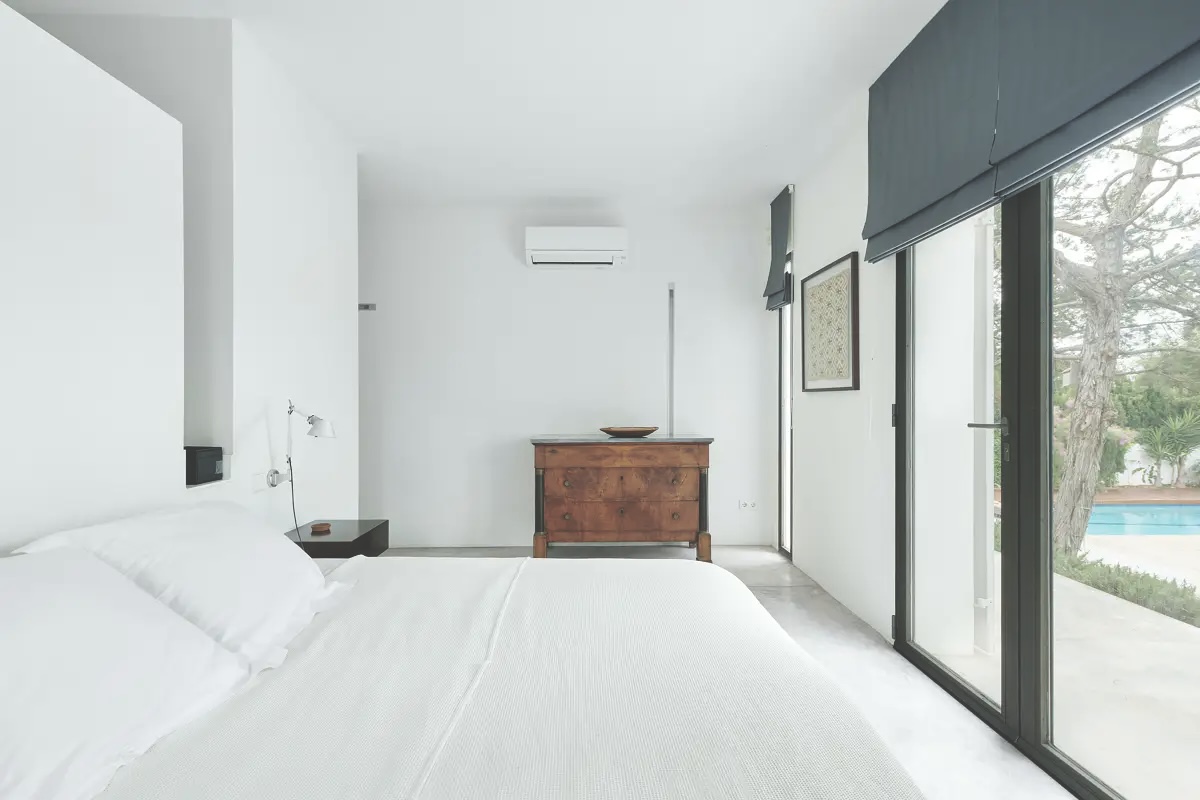 Poolside bedroom