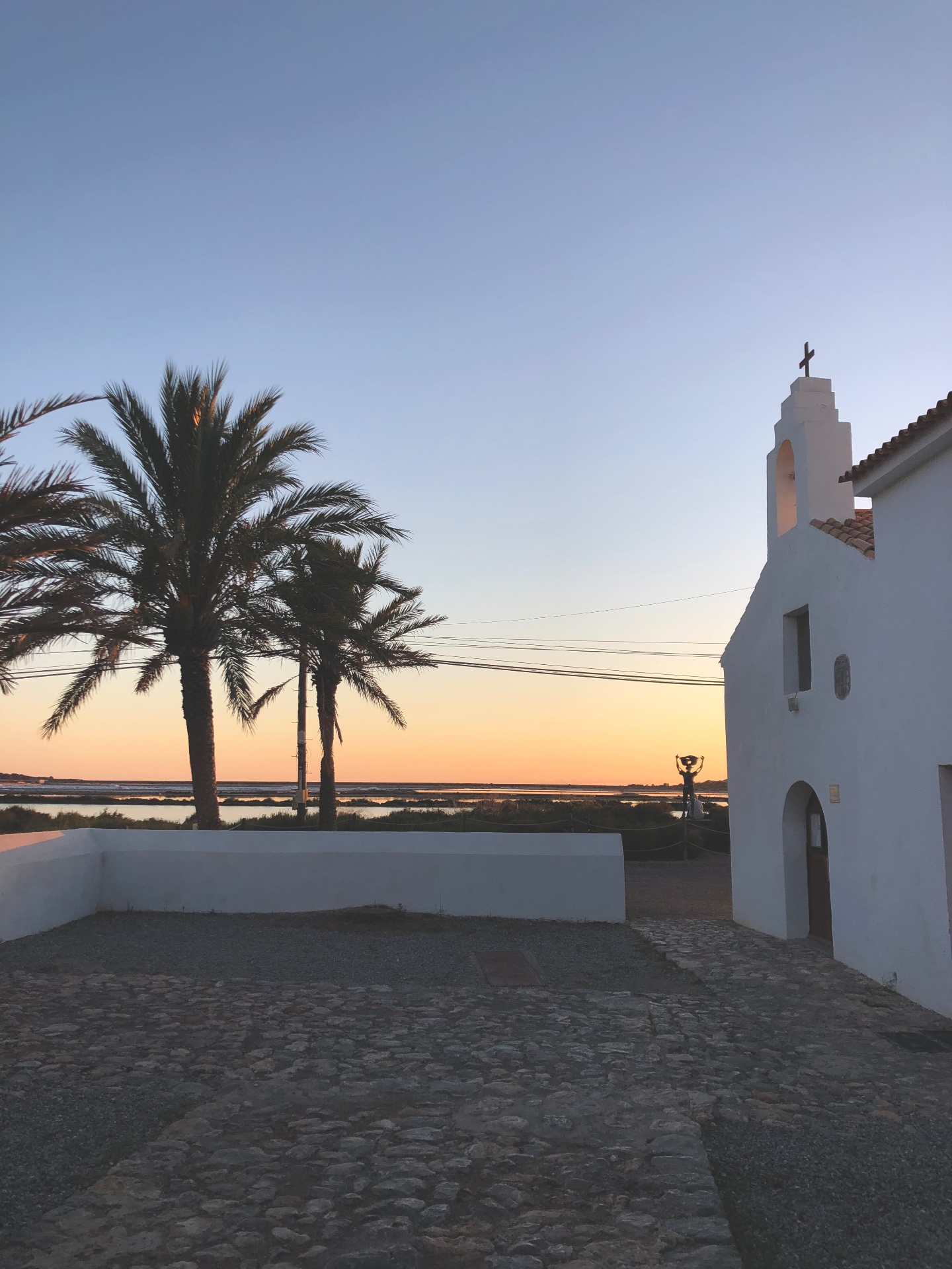 Las Salinas at sunset